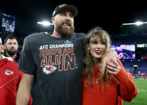 Travis Kelce with Taylor Swift